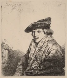 Jovem com um gorro de veludo (Petrus Sylvius)