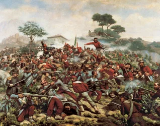 Giuseppe Garibaldi na Batalha de Calatafimi, 15 de maio