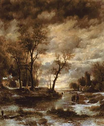 Inverno na Holanda, 1872
