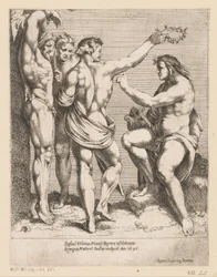 Apollo e Marsyas
Impressões após composições de Raphael (título da série)