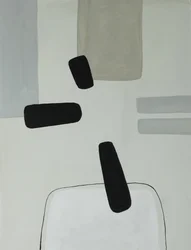 Formas minimalistas flutuantes