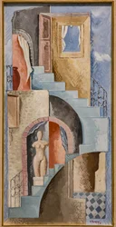 Estátua e escadaria