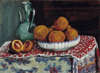 Still Life at the Jug Painting by Rene Seyssaud (1867-1952) 1909 Menção obrigatória: Fondação de colecções de Provence, Marselha