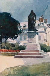 Estátua, de, geral, Hoche, versalhes