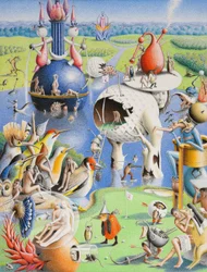 BOSCH-Golf, 2016, desenho a lápis de cor sobre papel