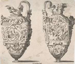 Dois vasos, séc. XVI-XVII.