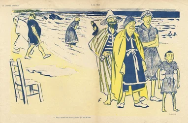 Ilustração de Hermann-Paul (1864-1940) em O Pato Selvagem
