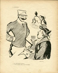 Ilustração de Hermann-Paul (1864-1940) em O Pato Selvagem