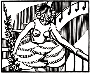Ilustração para "Mitsou" de Colette