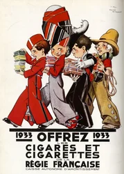 Cigarettes de la Regie Francaise, 1932.