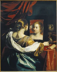 Vaidade ou jovem em seu banheiro, c. 1626