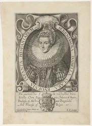 Portret de Isabella Clara Eugenia Sereníssima Isabella Clara Eugenia Infanta da Espanha (título no objeto)