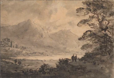 Paisagem com quatro figuras