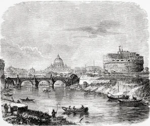 São Pedro com a ponte e o Castel Sant