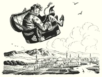 Hans Christian Andersen: O Tronco Voador (litho)