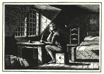 Hans Christian Andersen: O Duende e o Huckster (litho)