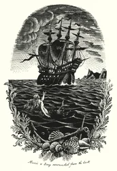 Hans Christian Andersen: A Pequena Sereia (litho)