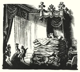 Hans Christian Andersen: A verdadeira princesa (litho)