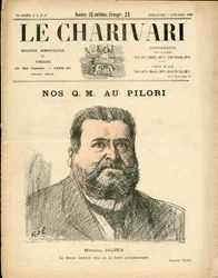 Capa de "The Charivari", Satirique en Colours