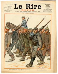 Capa de "The Red Laughter", Satirical in Colors