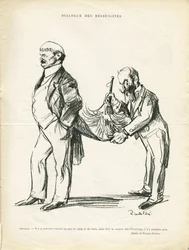 Ilustração de Ricardo Flores (1878-1918) em Le Rire, 09/05/14 - Diálogo de Ressucitos - Marrocos, Agadir - Ceccaldi