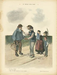 Ilustração de Ricardo Flores (1878-1918) em Le Rire