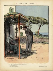 Ilustração de Ricardo Flores (1878-1918) em Le Rire, 24/02/12 - Cote d
