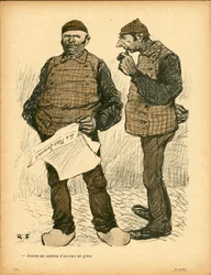 A Placa de Manteiga, número 165, Satirical em Cores