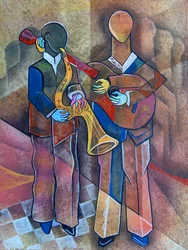 Músicos de jazz abstratos