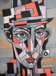 Homem Cubista Ousado