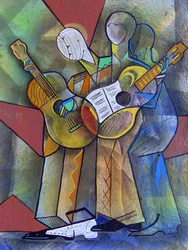 Guitarristas cubistas