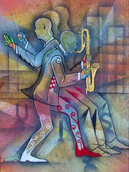 Atuação dinâmica de jazz