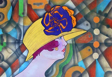 Mulher elegante com chapéu
