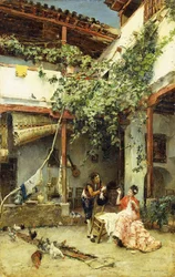 No pátio, 1876