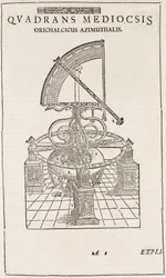 Quadrante de Tycho Brahe (invertido), c 1577