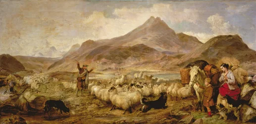 Condutores de veículos em Glen Sligichan, Ilha de Skye