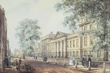 PD.63-1958 Emmanuel College, Cambridge, visto da Rua St. Andrew