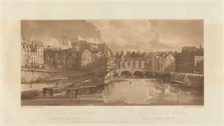 Vista da Pont St. Michael, extraída da Pont Neuf, 1803