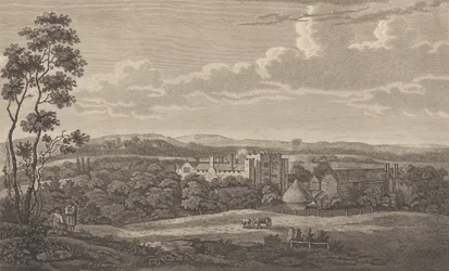 Castelo de Hever no Condado de Kent, de Edward Hasted, The History and Topographic..., 1777-90.
