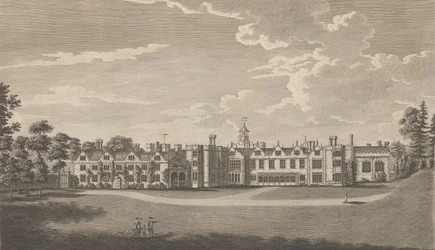 Knole, perto de Sevenoke, no condado de Kent, antigo palácio pertencente ao Archiep..., 1777-90.