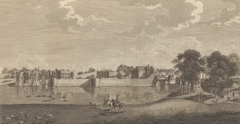 Castelo de Leeds, no Condado de Kent, de Edward Hasted, The History and..., 1777-90.
