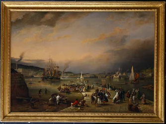 O Almirante "s Hard, Stonehouse, Plymouth, 1865