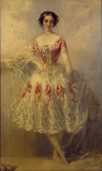 Retrato de Marie-Adeline Plunkett, 1854.