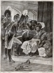 Colonialismo no Sri Lanka. (Gravura