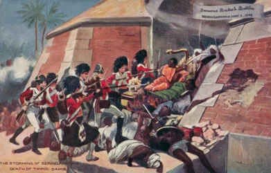 Morte de Tipu Sahib, Batalha de Seringapatam, Índia, Quarta Guerra Anglo-Mysore, 1799