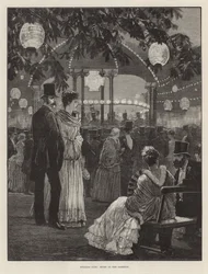 Festa da noite em benefício dos Hospitais de Londres - Música nos jardins