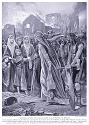 Prisioneiros antes da rainha Ethelred, década de 1920