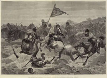 A Guerra Afegã, o Conflito da 1ª Cavalaria Punjaub e os 15º Hussardos com a Cavalaria Afegã