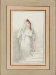 Retrato de Madame Recamier 1777-1849.