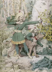 Esboço de Robin Hood, 1852